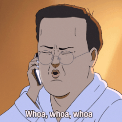 CEO answering a call